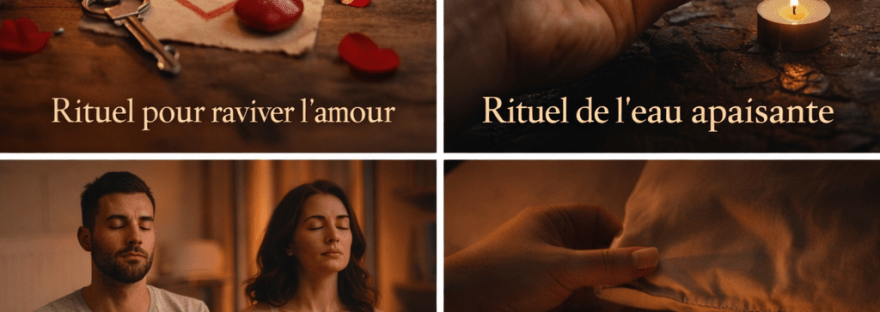 rituel pour empêcher un divorce avec bougie et photo du couple