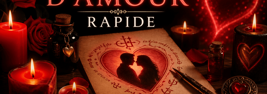 Envoûtement d’amour rapide avec bougies rouges, pétales de rose et rituel puissant pour attirer et faire revenir l’amour